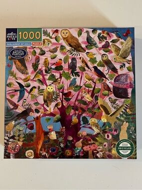 Eeboo ‘Parliament of Owls' 1000-Piece Puzzle